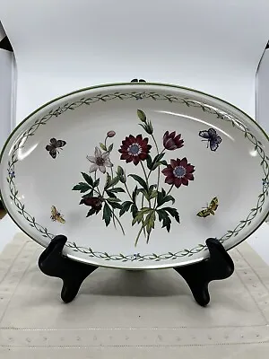 STUDIO NOVA By Mikasa  GARDEN BLOOM  14.5  Oval Serving Platter Y 2372 • $18.50