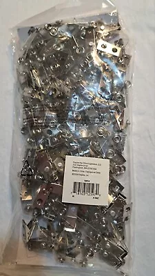 Staples Badge Clips Vinyl/Metal Clear 100/Pack (18914/1122897) ST18914/18914 • $8.48