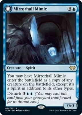 Mirrorhall Mimic // Ghastly Mimicry [Innistrad: Crimson Vow] MTG Near Mint Foil • $4.64