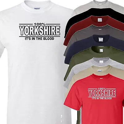 YORKSHIRE T SHIRT ACCENT DIALECT NOVELTY Gift Fathers Day • £13.50