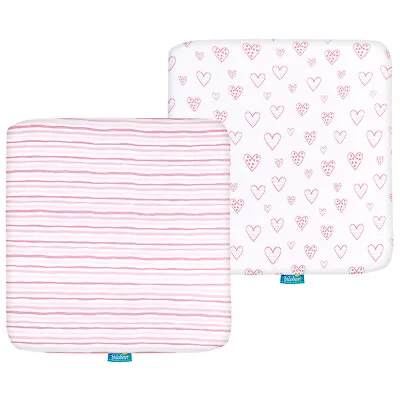 Pack N Play Mattress Sheets For Square Playard 100% Cotton 36''x36  2 Pack • $26.99