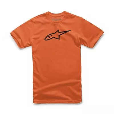 £9.50 • Buy Alpinestars Youth Ageless Short Sleeved T-Shirt Orange/Black