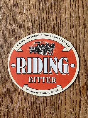 Beer Mat/coaster- Riding Bitter-mansfield Brewery • £2.95