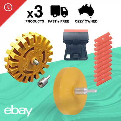 $59.95 • Buy Caramel Wheel Pinstripe Decal Eraser Tractor Removal Tool Pin Stripe Remover