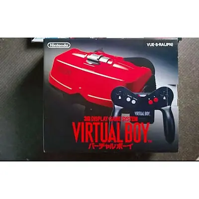 Nintendo Virtual Boy 3D  Red & Black Console Japan Rare Item Retro Games • $466.55
