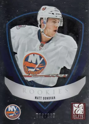 2012-13 (ISLANDERS) Elite Rookies #20 Matt Donovan/999 • $2.40