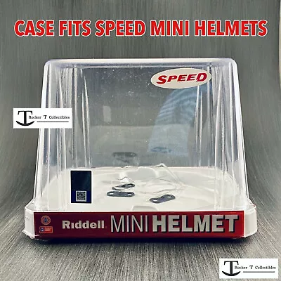 Riddell Speed NCAA Mini Helmet Retail Display Case Empty Container Box Miniature • $7.99