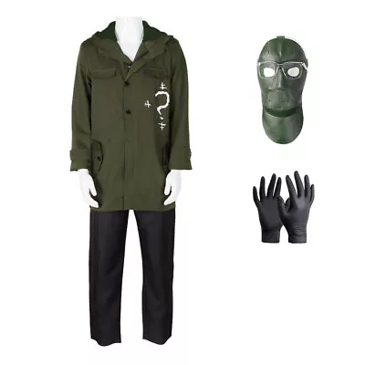 £25.99 • Buy Adult Deluxe The Riddler Fancy Dress Complete Superhero Costume Super Villain
