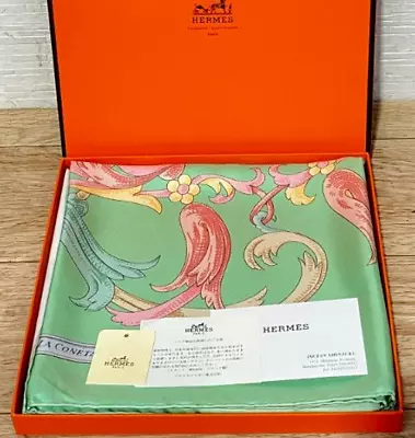 Unused W/box HERMES Carre 90 LE MORS A LA CONETABLE Vintage Silk Scarf 90cm • $232