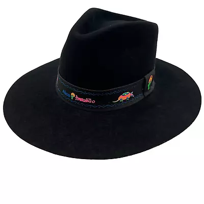 Disney Neon Armadillo 80s-90s Black Cowboy Hat Made In USA | Size: Small • $85