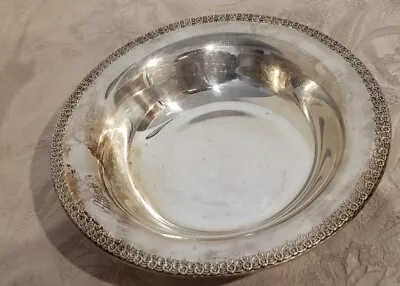 Vintage Wilcox Rose Marie Silver Plated Round Serving Bowl  • $9.50