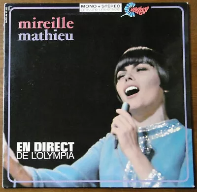 Mireille Mathieu - Live At The Paris Olympia - Used Vinyl Record - H12z • $27.95