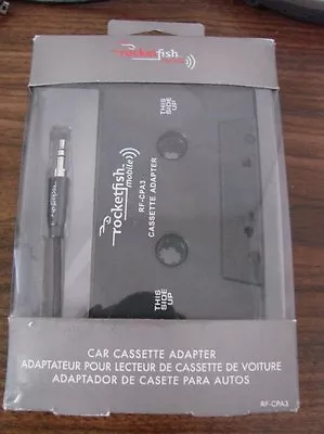 Rocketfish RF-CPA3 Car Cassette AUX MP3 Iphone Samsung Phone Tape Adapter  • $12.98