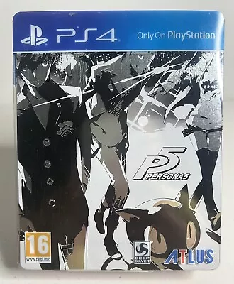 Persona 5 Steelbook Deluxe Edition - Playstation 4 PS4 Tested & Working - R2 • $49.95