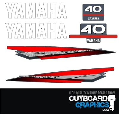 Yamaha 40hp 2 Stroke Outboard Decals/sticker Kit • $72.06