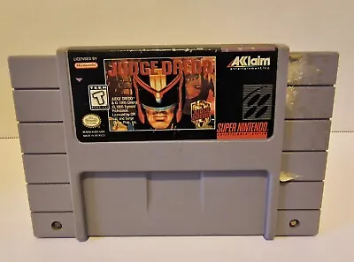 Judge Dredd CARTRIDGE ONLY (SNES1995) TESTED AUTHENTIC CLEANED • $10