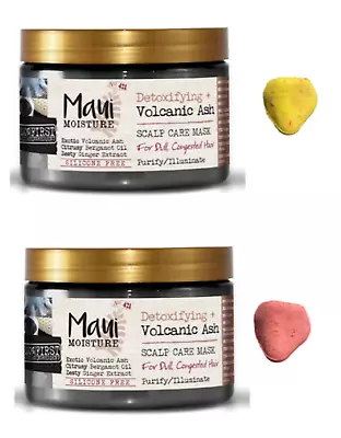Maui Moisture Detoxifying Volcanic Ash Scalp Care Mask With BathBomb Pack Of 2 • $25.87