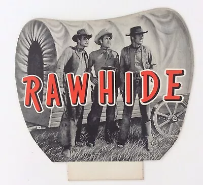 ORIGINAL LINDSAY RAWHIDE COWBOY HEADER CARD KIDS COSTUME CLINT EASTWOOD  1960’s • $150