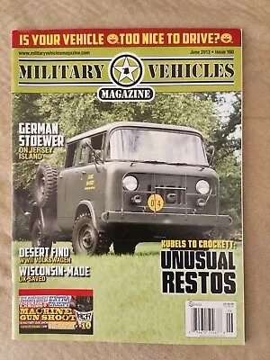 £14.84 • Buy Military Vehicles Magazine June 2013 – German Stoewer On Jersey Island