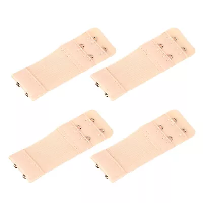 Bra Extender 2 Hook Elastic Extension Strap Plus Size Clip On Maternity Nude 4X • $5.70