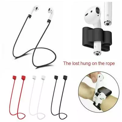 $2.29 • Buy Magnetic Silicone Anti-Lost Loop Sport Strap Rope For Airpods Earphone Bag H9B1