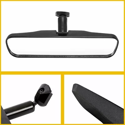 10  Inside Car Rear View Mirror Clear Replacement Day Night Universal Black • $15.99