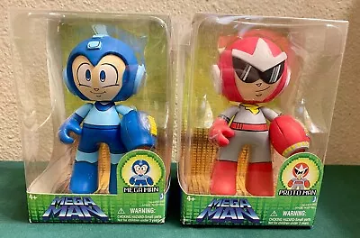 Jazwares - Mega Man & Proto Man JUVI Figures (2009) - NEW! • $4.99