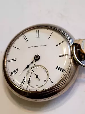 Rare Vintage 1881 Elgin Sidewinder Pocket Watch - Size 16 - H.H. Taylor • $250