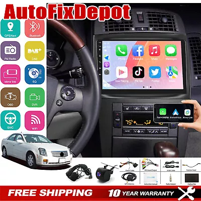 For Cadillac 03-07 CTS 04-09 SRX Android 13.0 Car Stereo Carplay GPS IPS DSP BT • $168.88