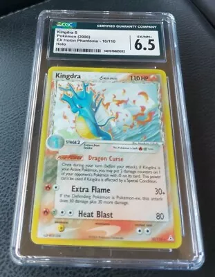 Pokémon TCG Kingdra EX Holon Phantoms 10/110 Holo Rare PSA (CGC) 6.5 EX/NM+ • $10