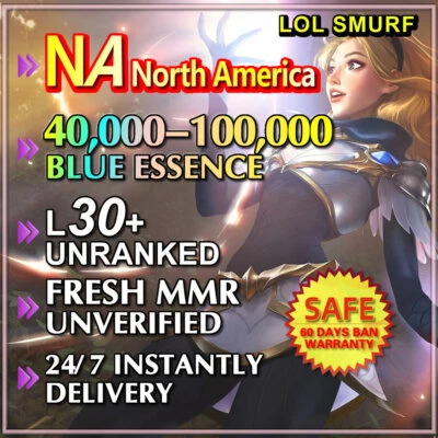 $3.99 • Buy NA 💎 League Of Legends Smurf 🥇 Prime 350RP Skin Champion Eternals Shards BE OE