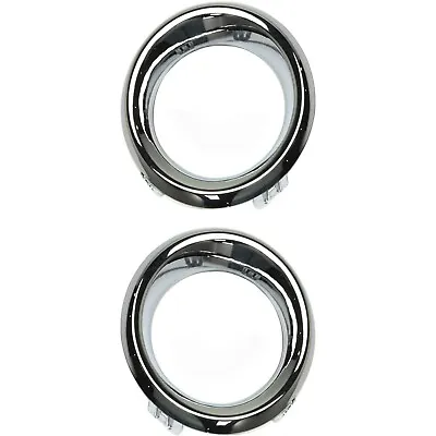 Fog Light Trim Set For 2014-2016 Mazda 3 Left & Right Chrome 2Pc • $16.35