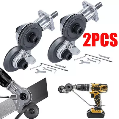 2PCS Electric Drill Shears Plate Cutter Attachment Metal Iron Tin Quick Cutting • $17.49