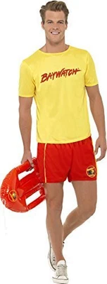 £26.67 • Buy Smiffys Baywatch Men's Beach Costume, Yellow (Size L)
