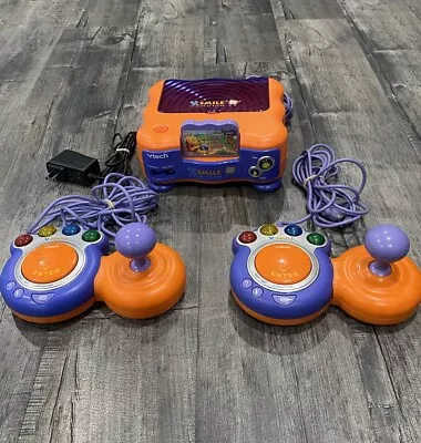 Vtech Vsmile TV Learning System Educational Video Game Console W/ 1 Game 2 Ctrls • $45