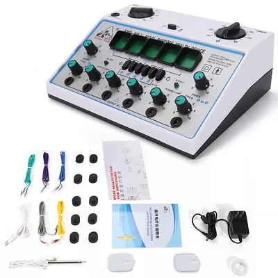 Electric Acupuncture Stimulator Machine KWD808-I 6 Output Patch Massager Care US • $97.85