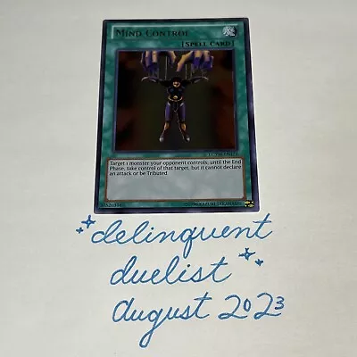 Yugioh Unlimited Lcyw-en176 Mind Control Ultra Rare Near Mint • $14.99