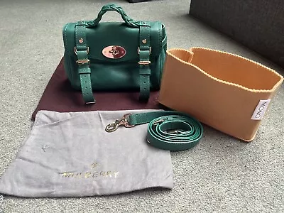 Mulberry Mini Alexa Emerald Green (Lizard Trim) • £545