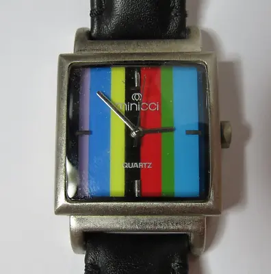 Unisex Mens Minicci Quartz Colorful Dial Watch Run's • $19.80