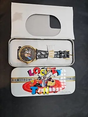 Armitron Looney Tunes Characters Watch 1990 Warner Bros Bugs Tweety Taz NIB • $69.99