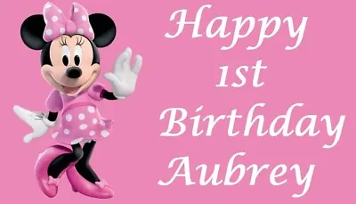 Minnie Mouse Edible Cake Topper Decoration • $12.99