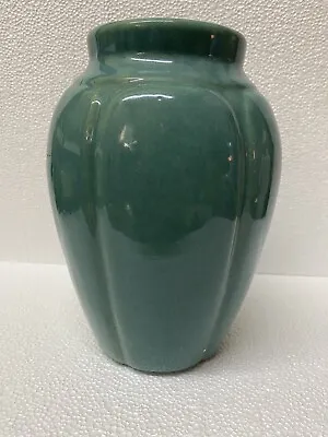 $118.99 • Buy Vintage Zanesville Pottery 8 1/2” Vase 795 Arts And Crafts Green Stoneware