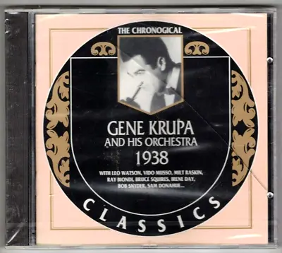 GENE KRUPA 1938 Classics Chronological 767 (1994) Brand New Factory Sealed RARE! • $44.92