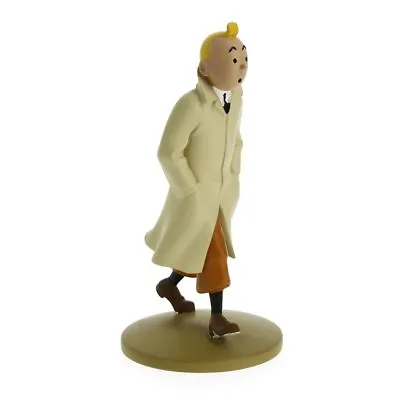 Tintin In Trenchcoat Resin Figurine Staute Official Moulinsart Product New • $33.99