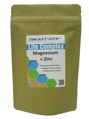 £4.29 • Buy Magnesium Citrate + Zinc 500mg Capsules MAX - Bones Fatigue Heart Tiredness