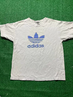 Vtg 90s 2000s Adidas T-Shirt Sz Small Made In USA Trefoil • $9