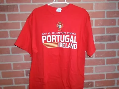 Portugal Vs Ireland 2014 At Metlife Staduim Mens Tshirt New W/o Tags Size Xl • $11.99