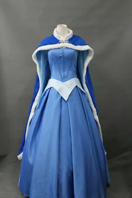 Arrived Sleeping Beauty Aurora Princess Blue Cosplay Costume  • $54.15
