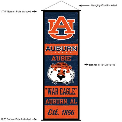 Auburn University Tigers Room Banner Poster Art Canvas • $29.95