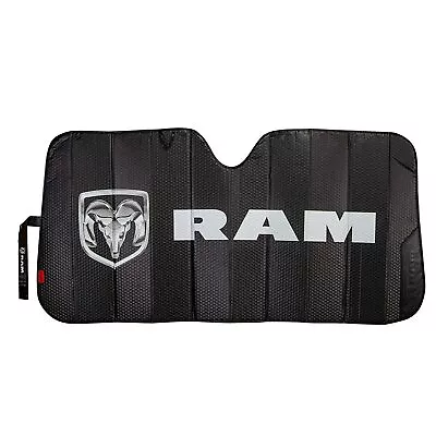 $21.99 • Buy Official DODGE RAM Elite Matte Black Truck Car Windshield Folding Sunshade 27x58